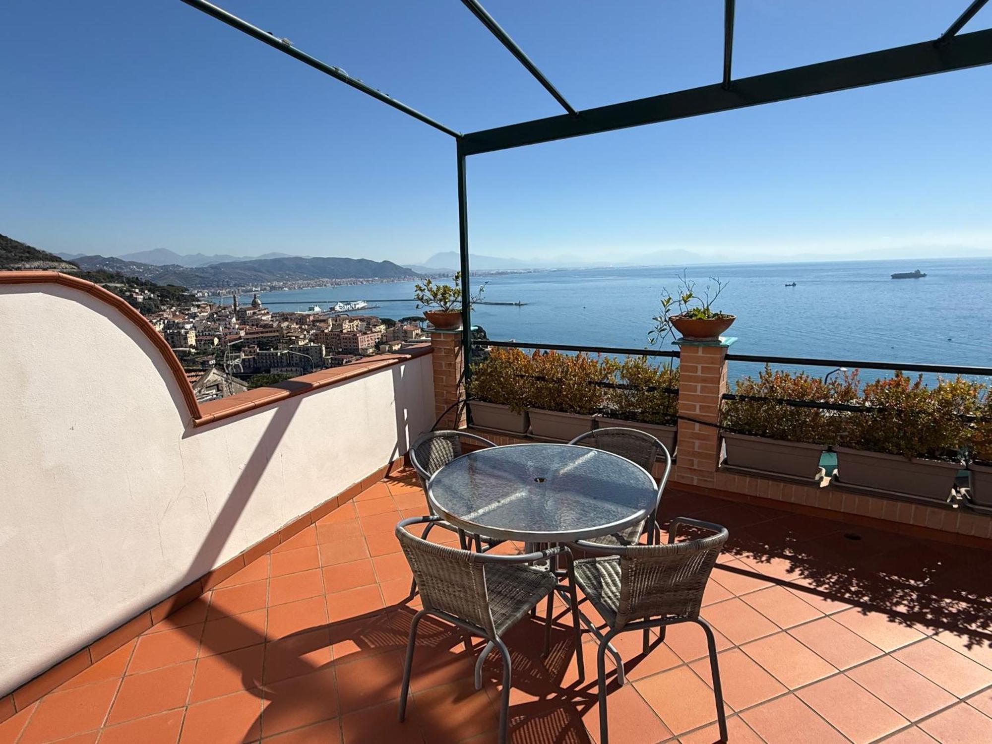 Vietri Casa Gabriella - Amalfi Coast - Free Parking - Full Sea Viewヴィラ エクステリア 写真